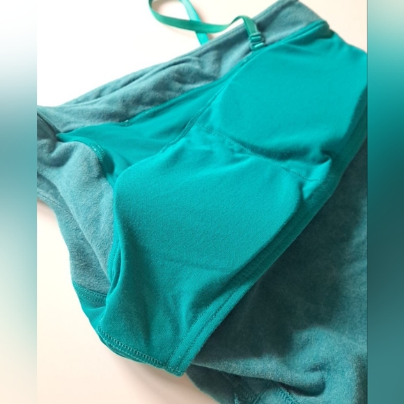 .Lululemon | Blue one shoulder tank top & sinched side detail - Picture 9 of 10